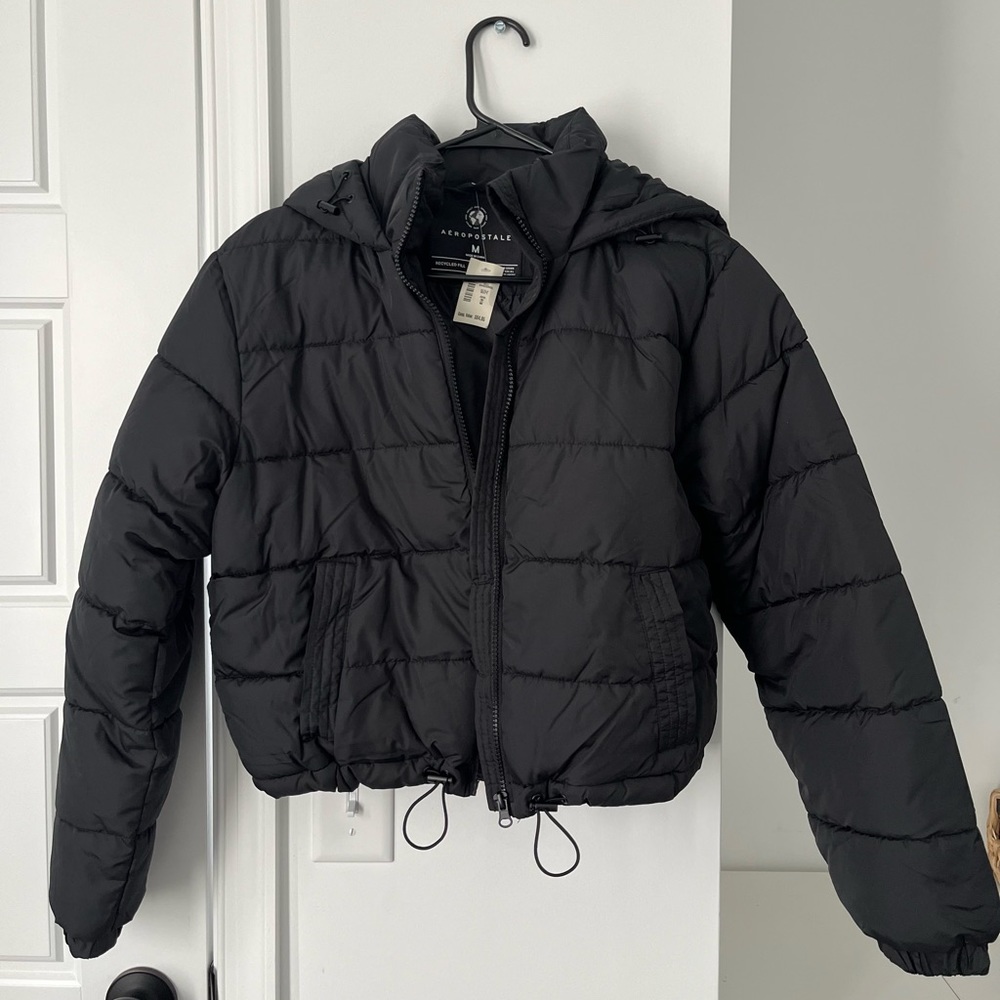 Aeropostale cropped puffer jacket